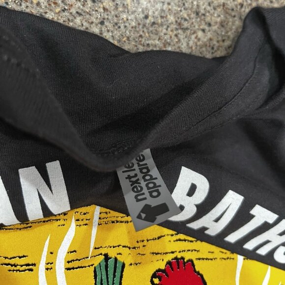 Russian & Turkish Baths NYC Graphic Tee L Black Tee T-Shirt “РУССКАЯ БАНЯ” - Picture 4 of 4